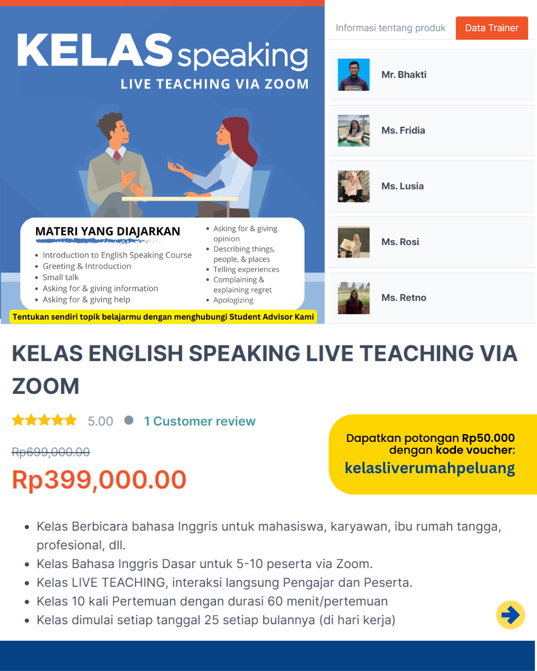 mentorship bahasa inggris